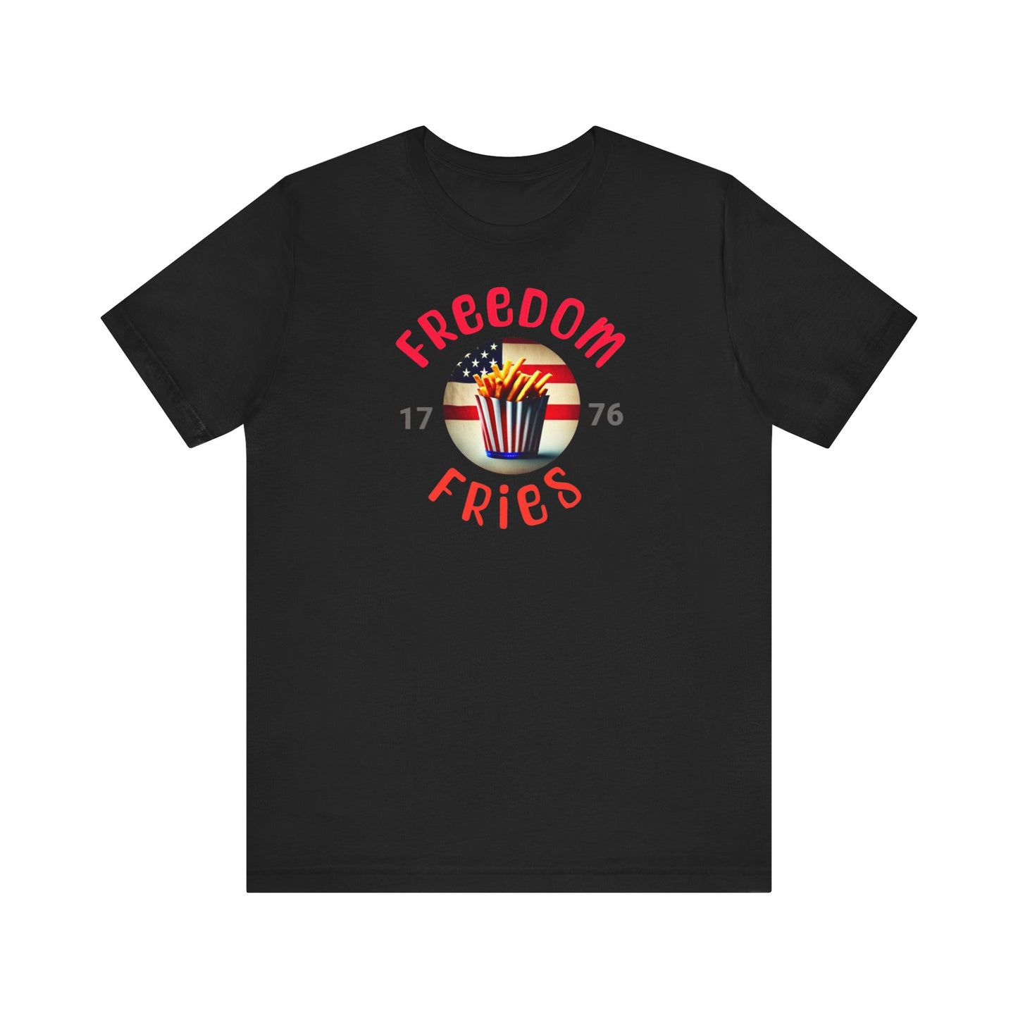 Freedom Fries 1776 Unisex Jersey Short Sleeve Tee