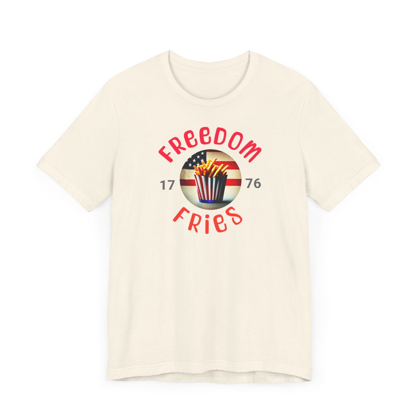 Freedom Fries 1776 Unisex Jersey Short Sleeve Tee