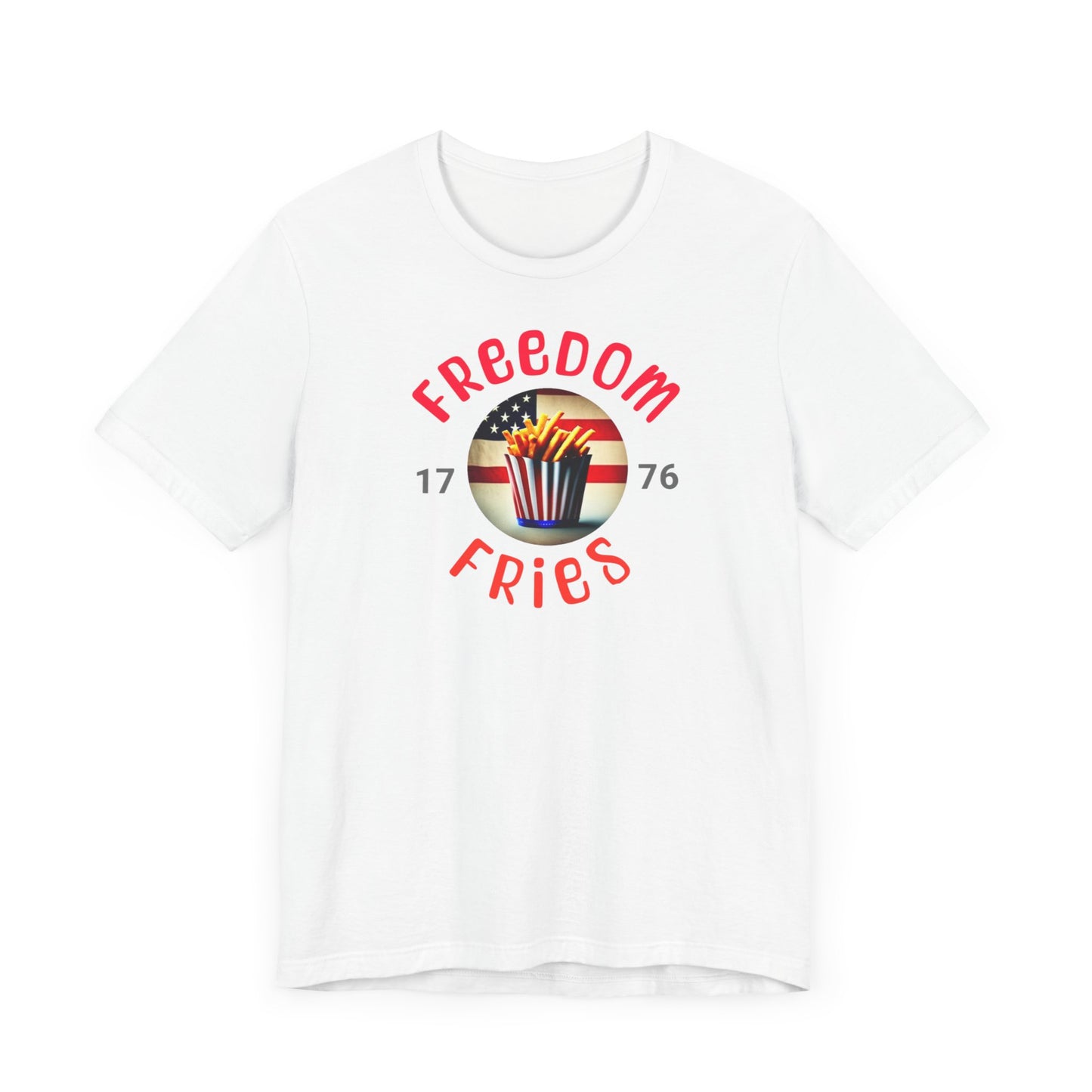 Freedom Fries 1776 Unisex Jersey Short Sleeve Tee